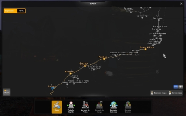 ETS2 - Profile Map Americam Brasil ERB By Col Brasil Gamer 7.54