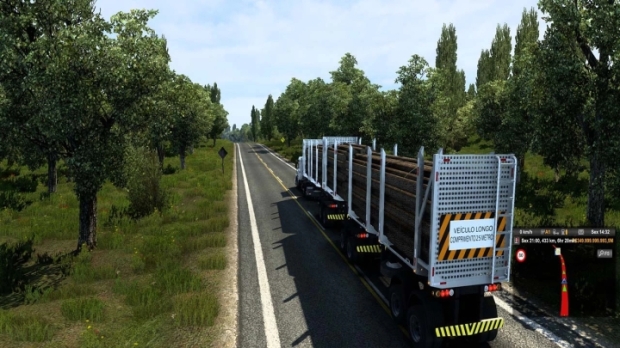 ETS2 - Rodotrem Florestal Trailer V1.0