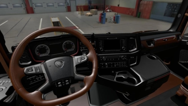 ETS2 - Scania 2016 Brown Black Interior