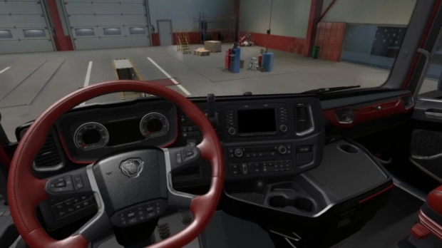 ETS2 - Scania 2016 Red - Black Interior