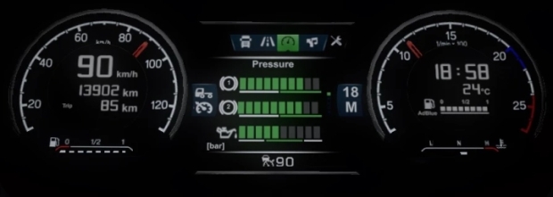ETS2 - Scania 2016 S & R Custom Dashboards V2.1