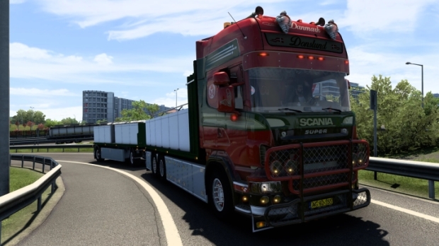 ETS2 - Scania Donslund + Trailer
