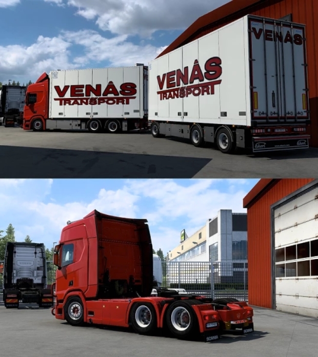 ETS2 - Scania R Venas Transport Combo Skin Pack