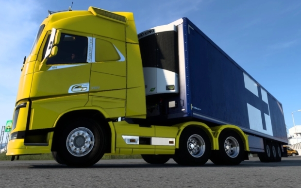 ETS2 - SCS Trailer Krone Cool Liner Finland Skin V1.0