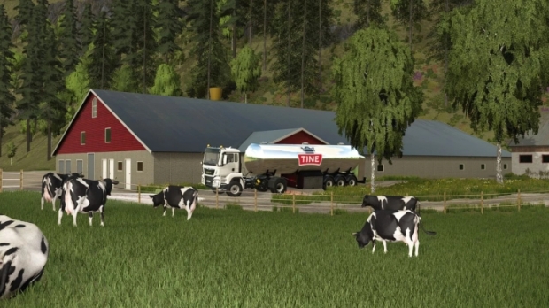 FS22 - Tine Milk Tanker V1.0