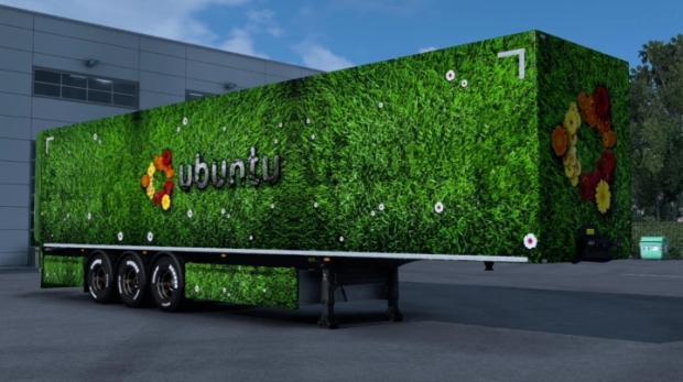 ETS2 - Ubuntu Trailer Skin