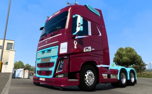 ETS2 - Volvo FH 2012 Fifa World Cup Qatar 2022 Skin V1.0