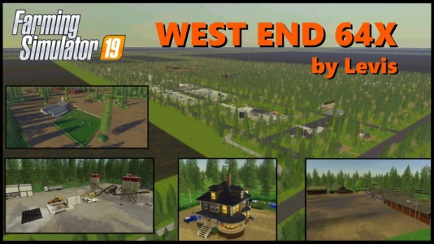 FS19 - West End 64x Map V1.1.1