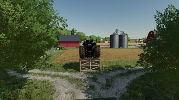 FS22 - Wood Jump Ramp V1.0
