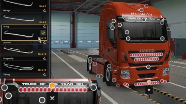 ETS2 - Add Slots for Iveco Hi-Way
