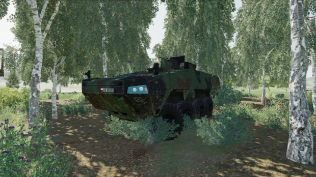 FS19 - Artyleryjski Pojazd Dowodzenia AWD Rosomak V1.0