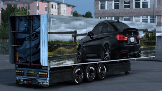 ETS2 - Bmw M4 Trailer Skin