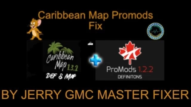 ATS - Caribbean Map - Promods Fix v1.46-0.1