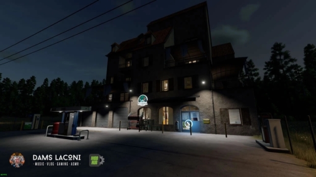 FS22 - French City Gas Station V1.0