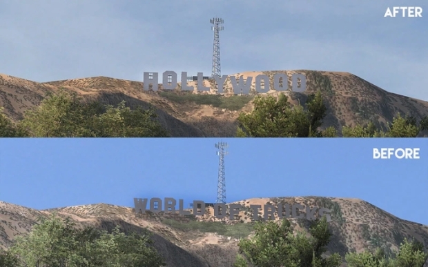ATS - Hollywood Sign in Los Angeles v1.4