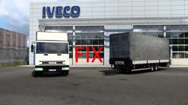 ETS2 - Iveco Eurocargo + Trailer Fix