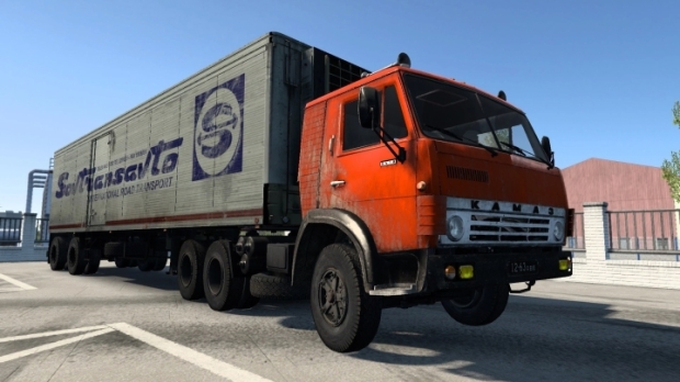 ETS2 - Kamaz 5410 Modified OQ37 + Trailers Fixed