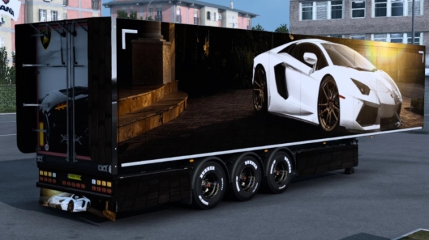 ETS2 - Lamborghini Aventador Trailer Skin