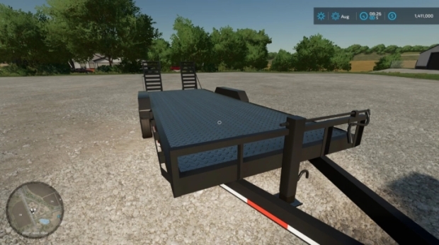 FS22 - Load Trail Skid Steer Trailer V1.0