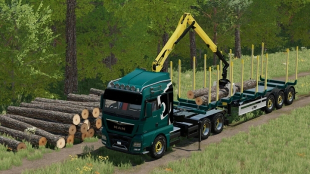 FS22 - MAN TGX Forest Semi-Truck v2.0.0.1