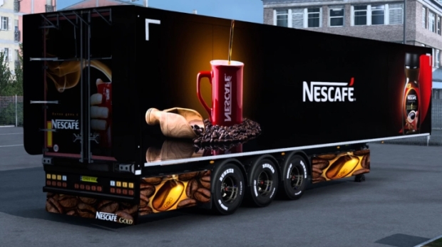 ETS2 - Nescafe Trailer Skin