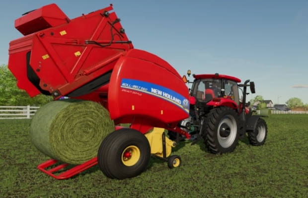 FS22 - New Holland and Case IH Roll-Belt Round Baler V1.0