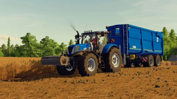 FS22 - New Holland T7 AC Series Cab Suspension V1.0