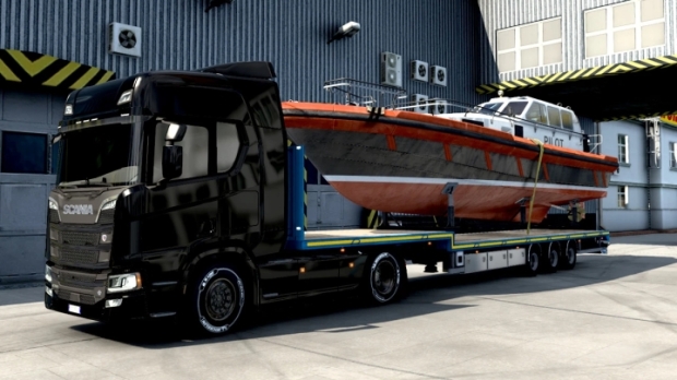 ETS2 - Ownable Fliegl Flatbed Trailer
