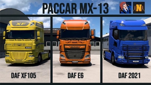 ETS2 - Paccar MX 13 for DAF Trucks v2.5