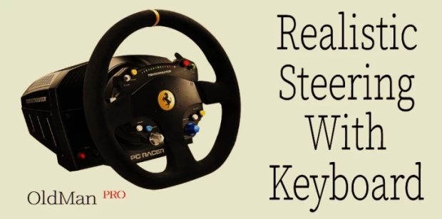 ETS2 - Realistic Steering with Keyboard V1.0