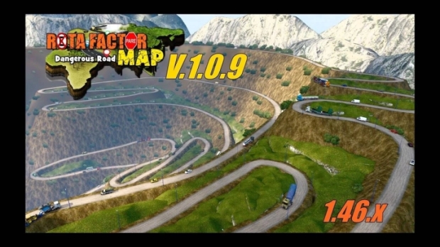 ETS2 - Rota Factor Dangerous Roads Map V1.0.9