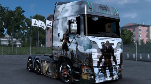 ETS2 - Scania Assassins Creed Valhalla Skin