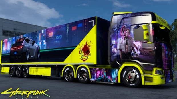 ETS2 - Scania Cyberpunk 2077 Skin