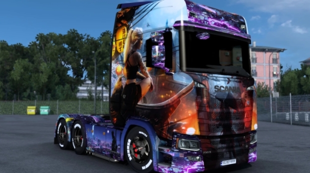 ETS2 - Scania Fantasy Girl Skin