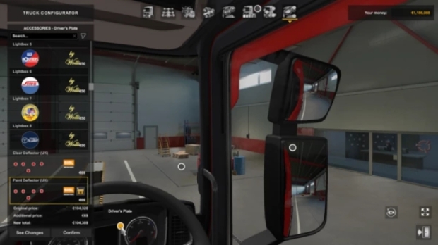 ETS2 - Scania NG Side Window Deflector V1.2