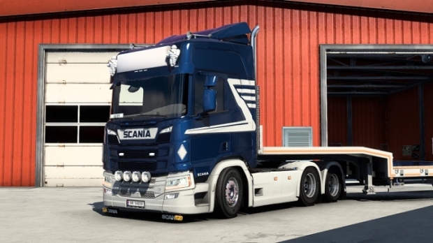 ETS2 - Scania R Ex Leif Egil Transport Mjolner Skin