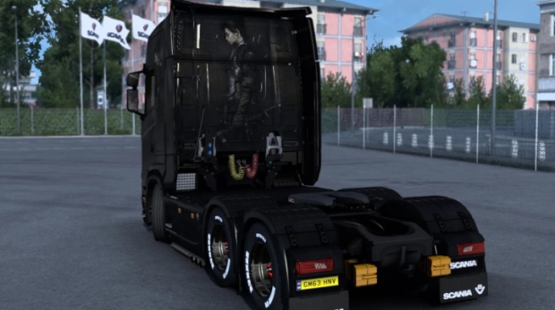 ETS2 - Scania Warrior Girl Skin