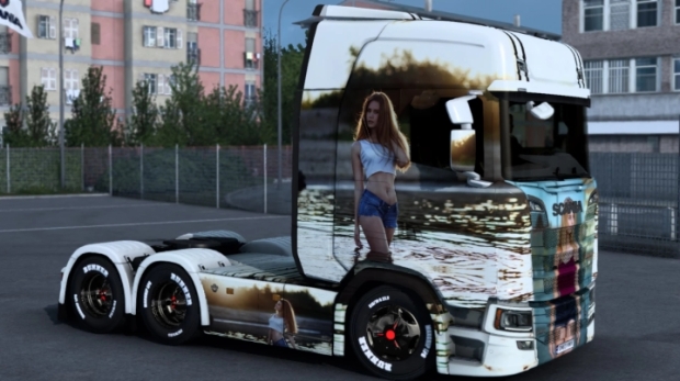 ETS2 - Scania Woman Skin 03