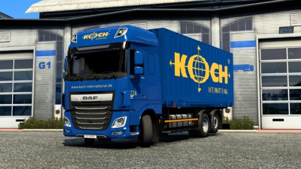 ETS2 - Swap Body Addon for DAF XF E6 By Schumi v1.3