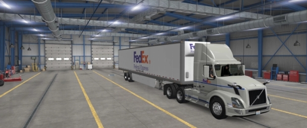 ATS - Volvo 300 Day Cab FedEx Skin