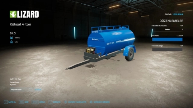 FS22 - 4 Ton Water Tanker V1.0
