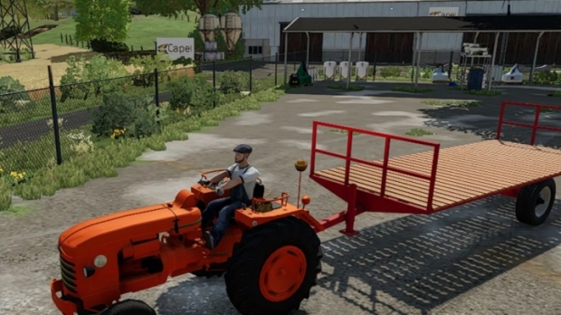 FS22 - Artisanal Flatbed Trailer V1.0