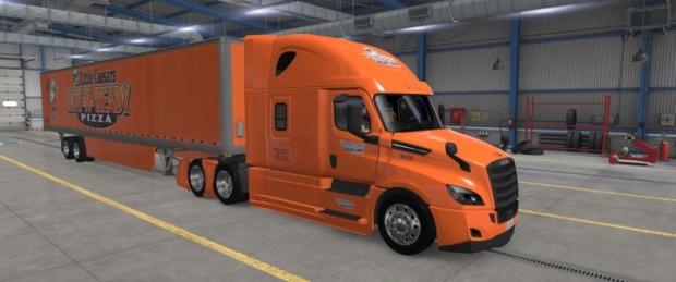 ATS - Cascadia And Trailer little Caesars Combo Skin