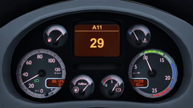 ETS2 - DAF XF105 Dashboard V1.3