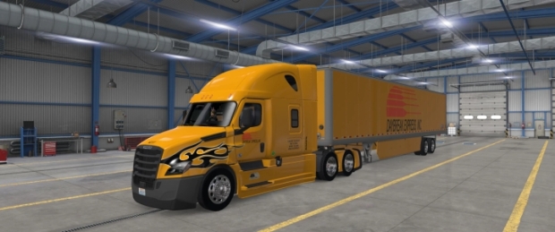 ATS - Daybreak Skin for Cascadia and SCS Trailer 48-53