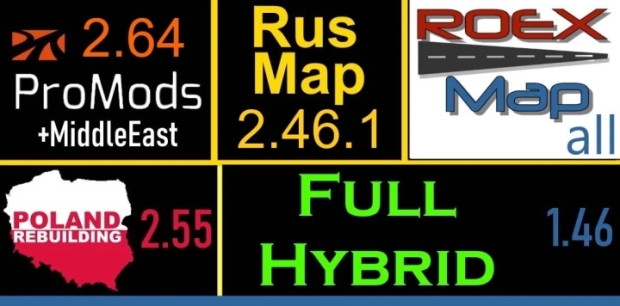 ETS2 - Full Hybrid Road Connection Updated
