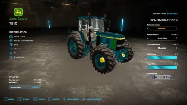 FS22 - John Deere 7810 Edited V1.0.0.1