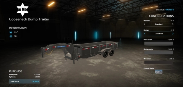 FS22 - Load Trail Dump Trailer V1.0 | Farming Simulator 22 | Mods.club