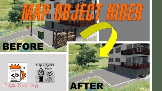 FS22 - Map Objects Hider V0.3.1.0