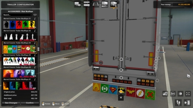 ETS2 - Marvel Cosmic Trailer Mudflaps
